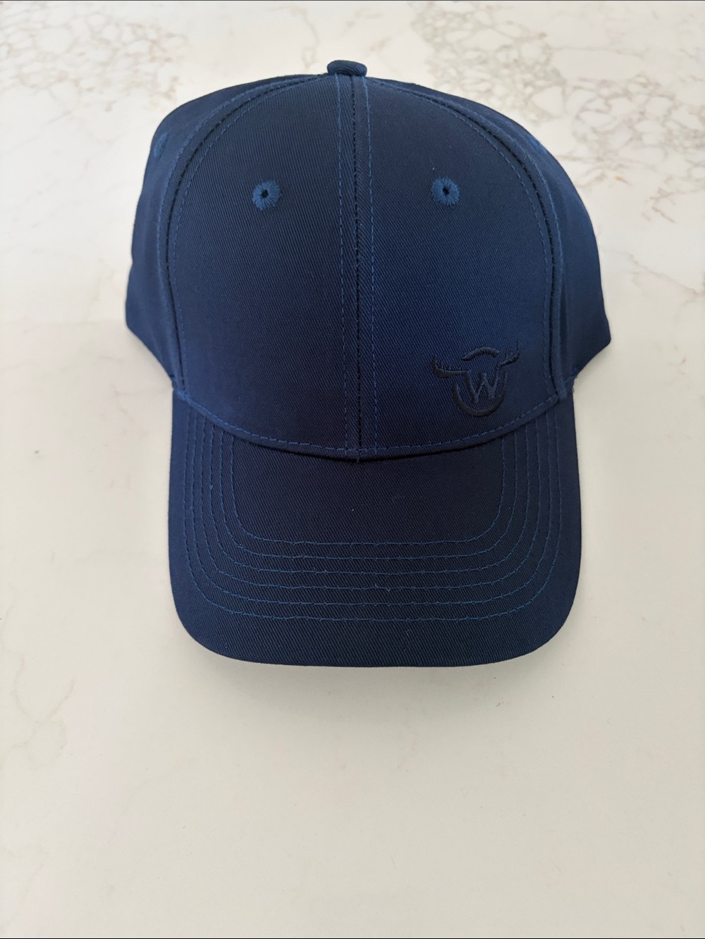 Moosejaw Navy Embroidered Logo Cap